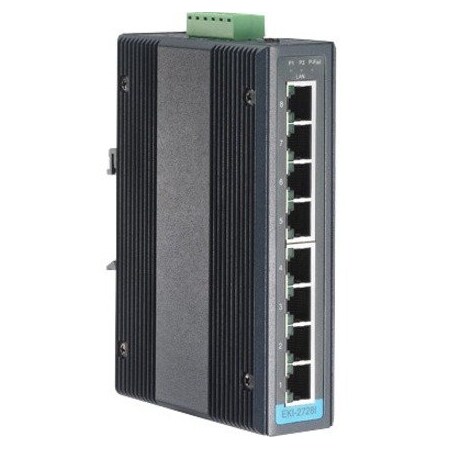 B+B Smartworx 8-Port Gigabit Unmanaged Switch EKI-2728I-AE